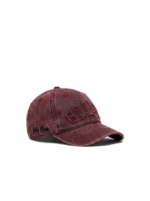 Cappellino da baseball di colore bordeaux con patch Golden ton sur ton Golden Goose | GUP02837.P002564.40233WINDSOR WINE